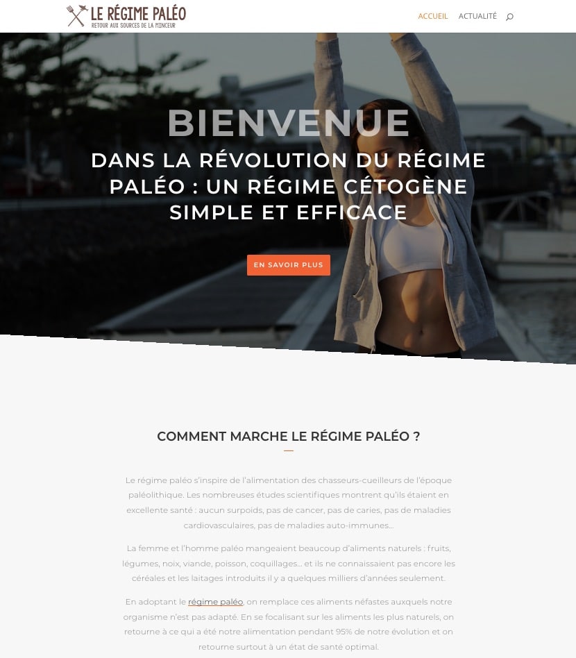 site web régime