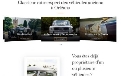 Maquette du site Classicar
