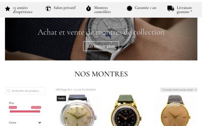 capture d'écran du site chronostyle.fr