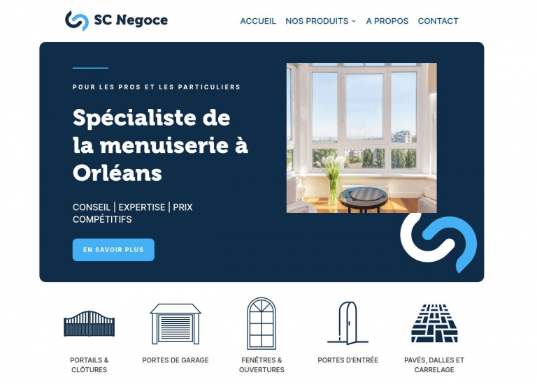 home page sc négoce