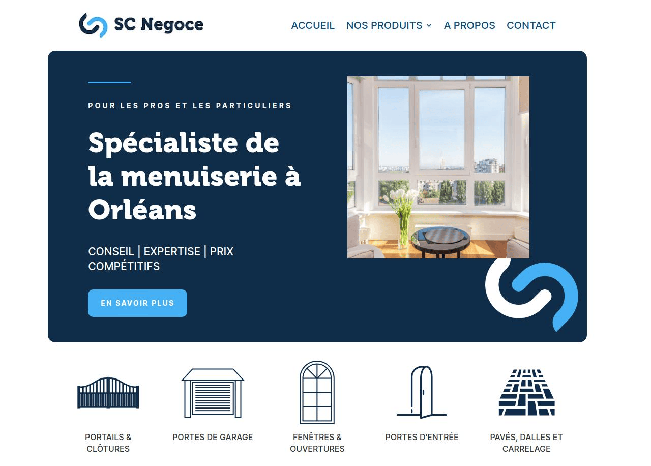 home page sc négoce