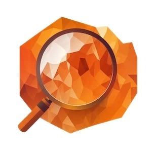 Loupe orange pour l’audit SEO